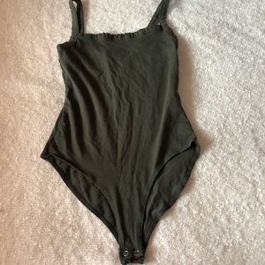 Olive bodysuit